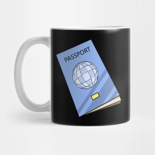 Passport Travel Vacation Holiday Flight Mug